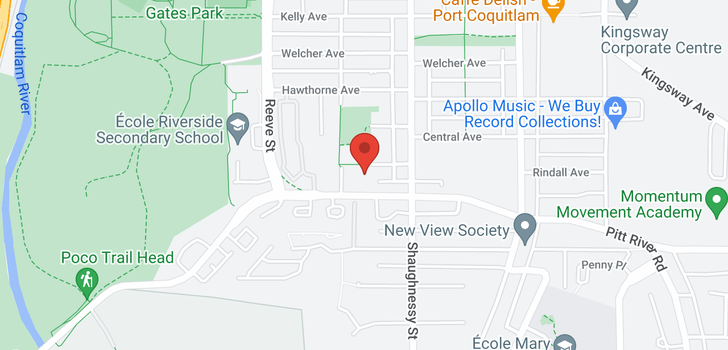 map of 25 2378 RINDALL AVENUE